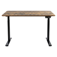 Biurko elektryczne Spacetronik SPE-152B czarne 150×75 Brąz Rustic