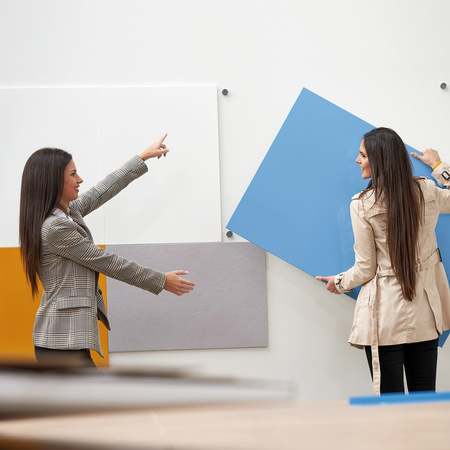 Lacquered magnetic writing board 100x100