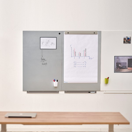 Halter Handliches Set für Whiteboard-Papierblöcke