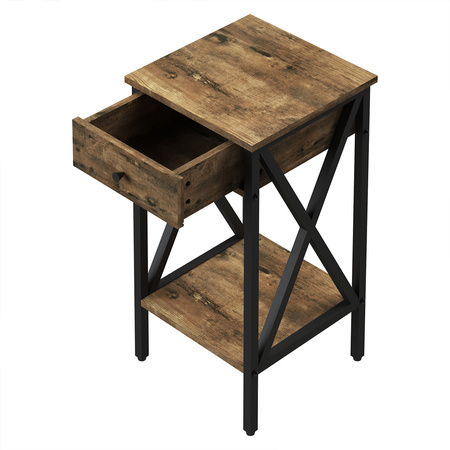 Stolik nocny, biurkowy z szufladą Funky Furniture