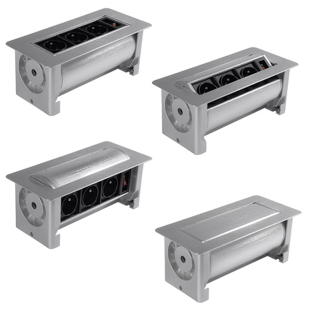 Spacetronik SPS-O33S pultová otočná zásuvka