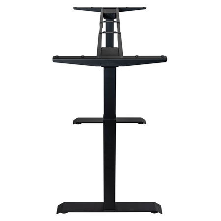 Stelaż elektryczny Spacetronik SPE-222OB + blat MDF premium czerwony