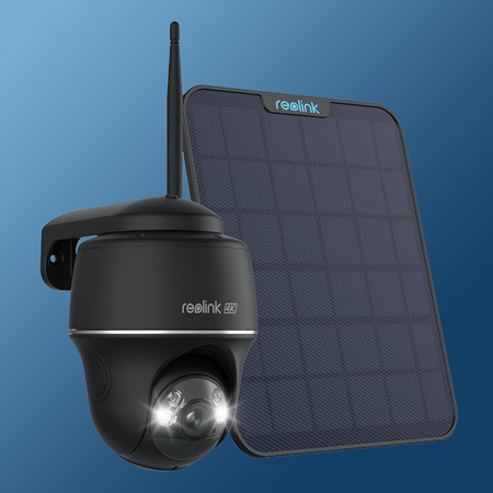 Kamera Reolink Argus PT Ultra + solární panel černá