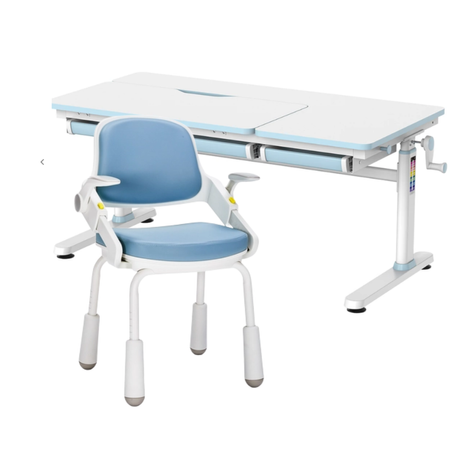 Nastaviteľný stôl Spacetronik XD SPE-X104WA 120x60