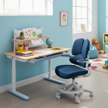 Spacetronik SPE-X116AT electric desk with shelf