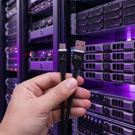 Kabel LED silikonowy USB2.0 do USB-C 2m