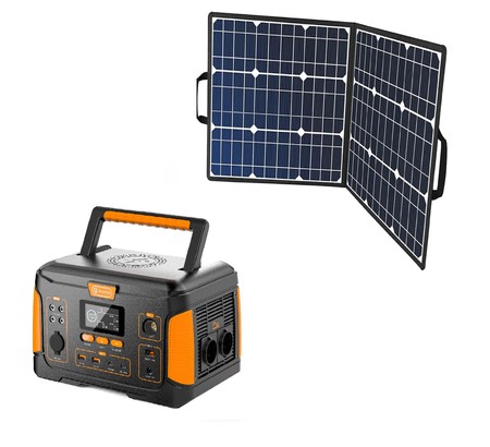 Powerbank J1000 1000W Solar Panel 100W Kit