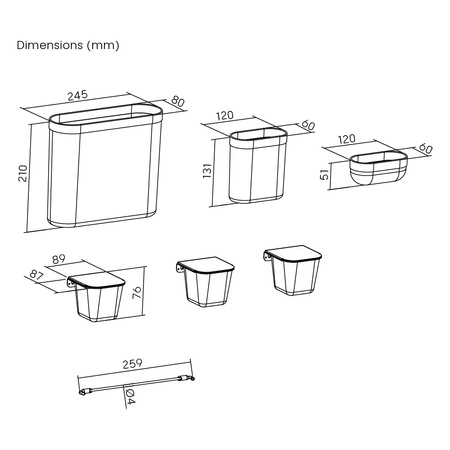Akcesoria do tablic Spacetronik Holdee SPB-14AW