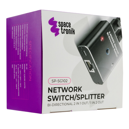 Ethernetový rozbočovač RJ45 1 až 4 SP-SG104 Gigabit