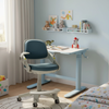 Zestaw dla dziecka regulowane biurko 112×60 z półką + ergonomiczne krzesło Spacetronik XD