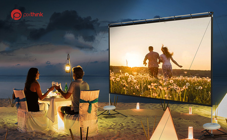 Portable outdoor projection screen 120'' 16:9