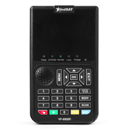Finder VF6900 PRO DVB-S2/S2X SAT + CCTV merač