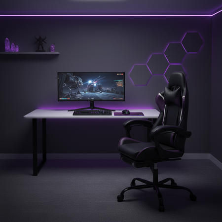 Spacetronik Rally 1.0 gaming chair purple