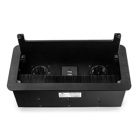 Spacetronik SPS-B24B V2 Arbeitsplattensteckdose Öffnung