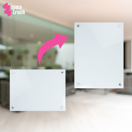 Magnetická sklenená nástenná tabuľa SPB204 60x45