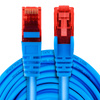 Kabel RJ45 CAT 6 U/UTP AWG24 modrý 10 m