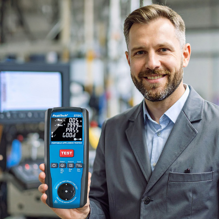 Tester mobilny PAT do kontroli BHP PeakTech 2720