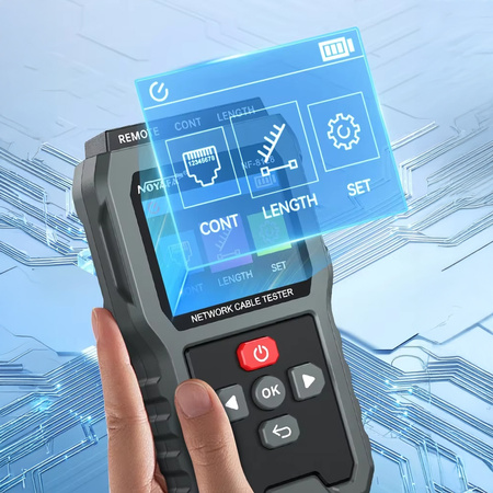 Tester kabli LAN RJ45 CAT5/CAT6 Noyafa NF-8128
