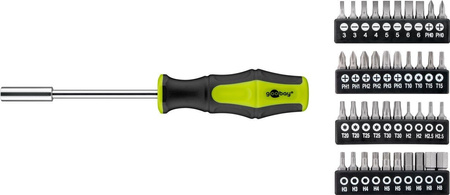Screwdrivers Screwdrivers + bits SET 58-element. Goobay
