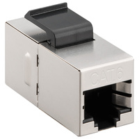 Keystone-Stecker RJ45 CAT 6 STP geschirmt 2x RJ45