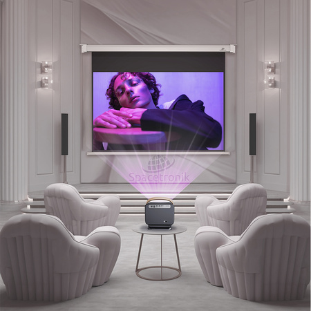 Elektrické nástěnné promítací plátno 84" 16:9
