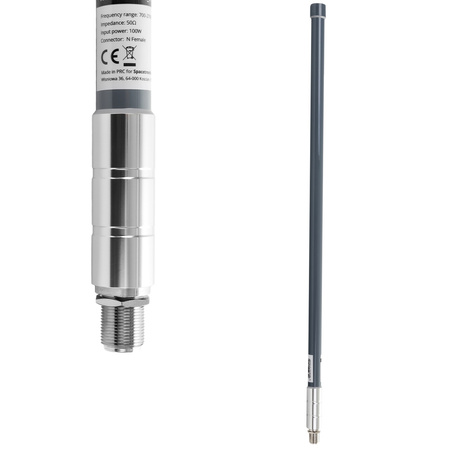 Rundstrahlantenne 10dBi 4G LTE OMNI N grau