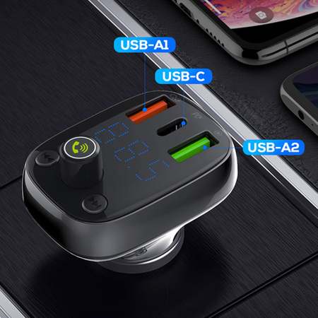 Car charger FM transmitter LDNIO_C704Q