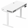 Biurko stojące regulowane SPEF122WW 120x60 białe z szufladą
