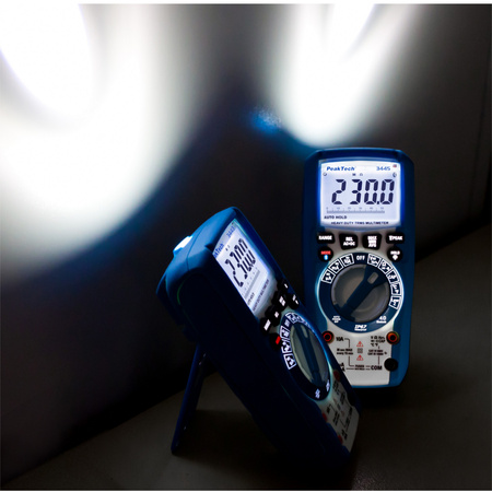 Digitálny multimeter PeakTech 3443 LED LCD IP67