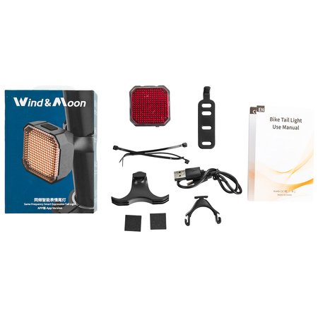 Wind and Moon WT28 rear bike light animation