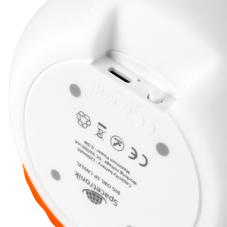 Velké soví noční světlo RGB s dálkovým ovládáním USB-C SP-LN01XL