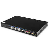 SWITCH 24x PoE+ GS5024PS4 400W 4x SFP +RJ vrstva 3