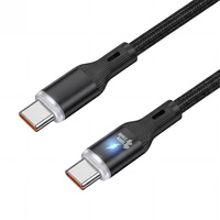 Kabel LED silikonowy USB-C do USB-C E-marker 1m