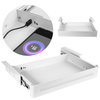 Under-Desk Storage Drawer USB Ports Standard Black