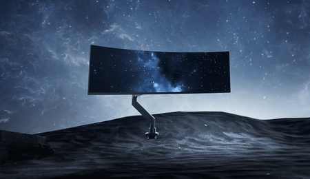 Držiak na ťažký monitor Spacetronik SPA-D110B