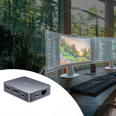 Przełącznik KVM IP HDMI 4K BIOS USB Comet GL-RM1