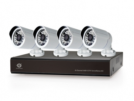 CCTV KIT AHD 8CH DVR 4x 1080P cameras