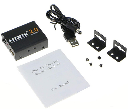 Zesilovač HDMI Repeater 4Kx2K Spacetronik HDRE02