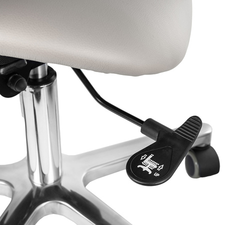 Ergonomiczny hoker regulowany SELLA biały