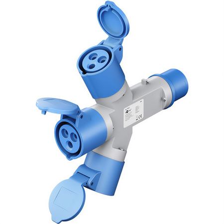 Zástrčka nabíjacieho adaptéra pre elektrické vozidlá AC 23kW 230V 10A LAPP