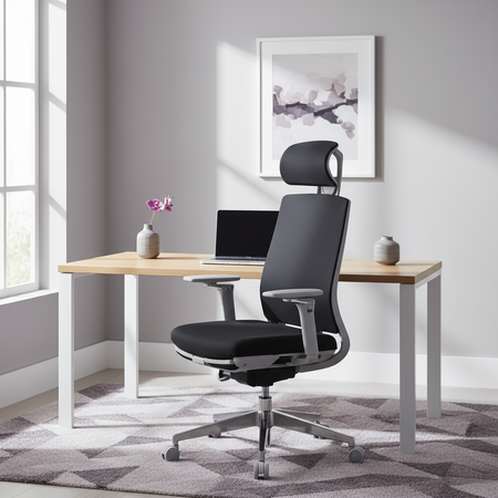 Spacetronik Albert Swivel Office Chair Black