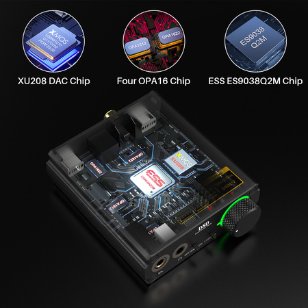 DS400 DAC audio converter with USB-C spdi/f coaxial