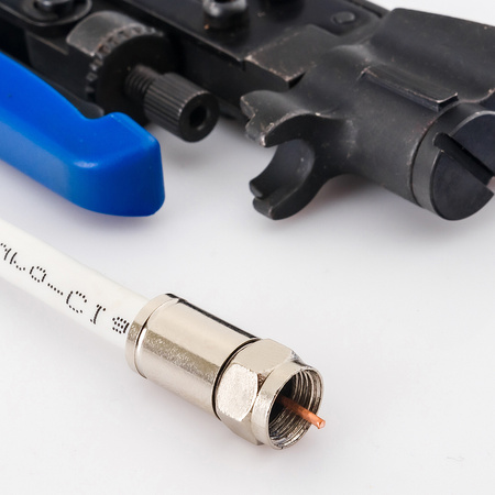 Spacetronik TV-FC05 compression F plug 1pc