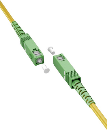 Patchcord optyczny SIMPLEX OS2 SC-APC Goobay 1m