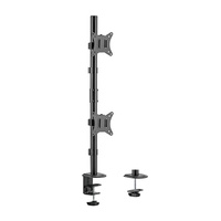 Spacetronik vertical dual monitor mount SPA122