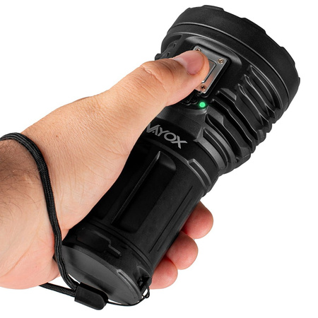 Latarka taktyczna szperacz 600lm 8LED VAYOX VA0114