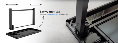 Spacetronik elektrischer Schreibtisch SPE-B118BB Astrid