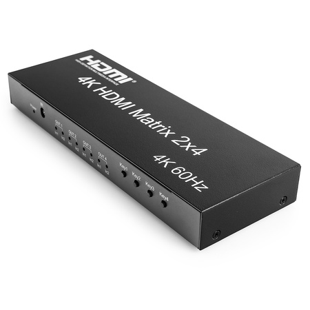 HDMI matice 2/4 Spacetronik SPH-M24 V2 4K 60Hz