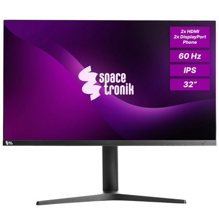 Zestaw Monitor 32 cale 4K IPS Spacetronik SPA-M3201 wraz z ramieniem Spacetronik SPAI110
