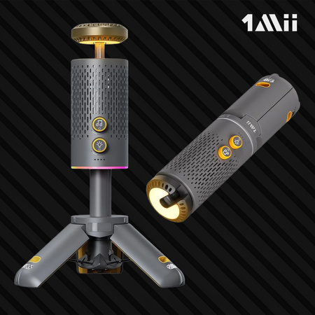 Lampa kempingowa z głośnikiem Bluetooth 1Mii R7